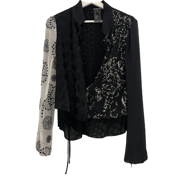 Unbelievably beautiful Ann Demeulemeester silk top.Sz38 French S/M Relaxed fit. - Picture 1 of 15